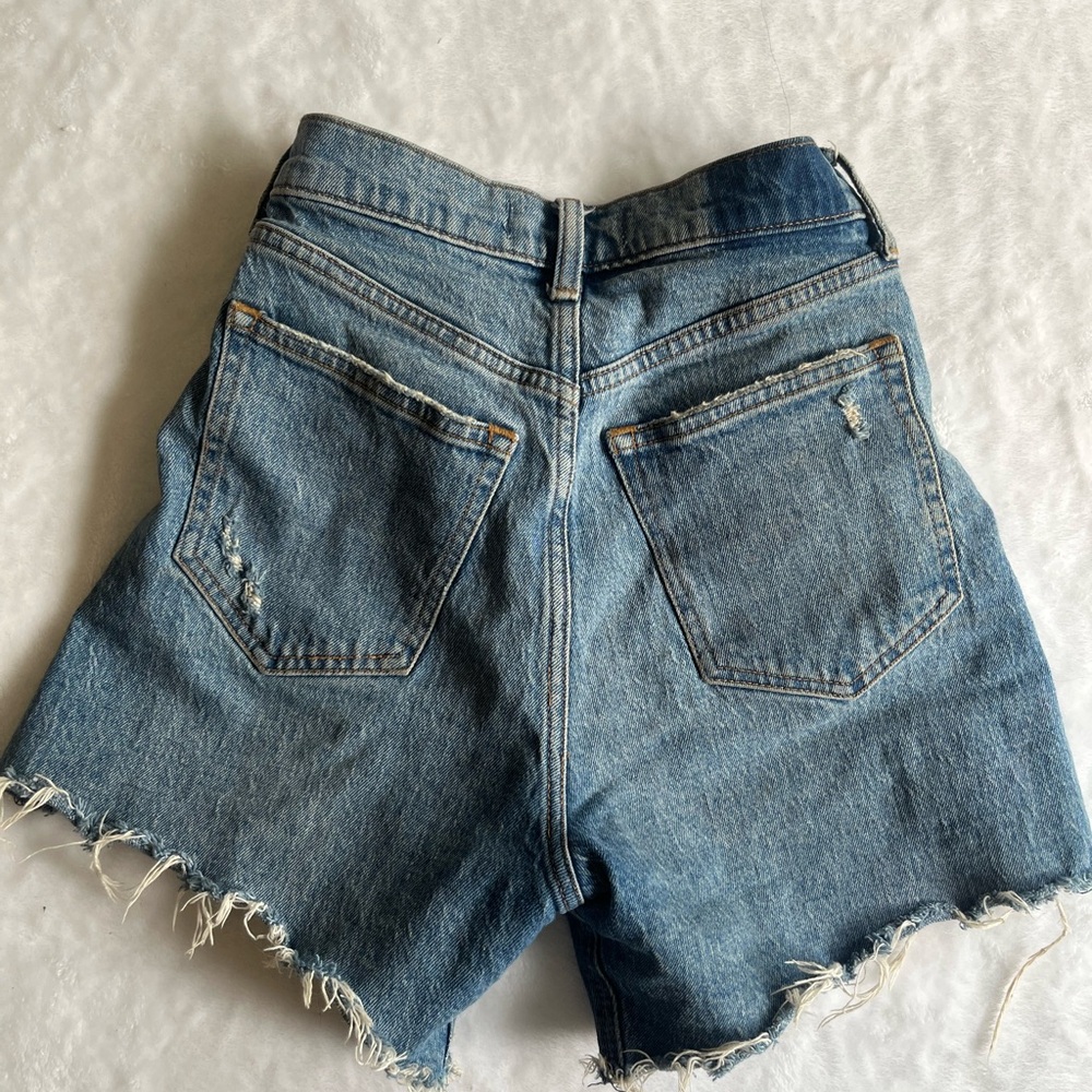 Abercrombie & Fitch Light Blue High Rise Shorts